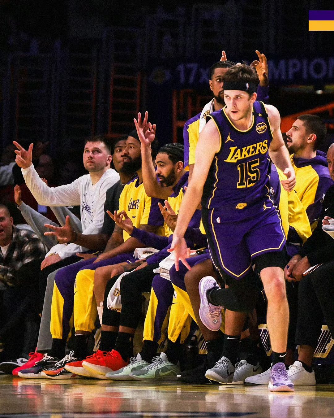 湖人胜雄鹿，戴维斯独占分篮板万众瞩目