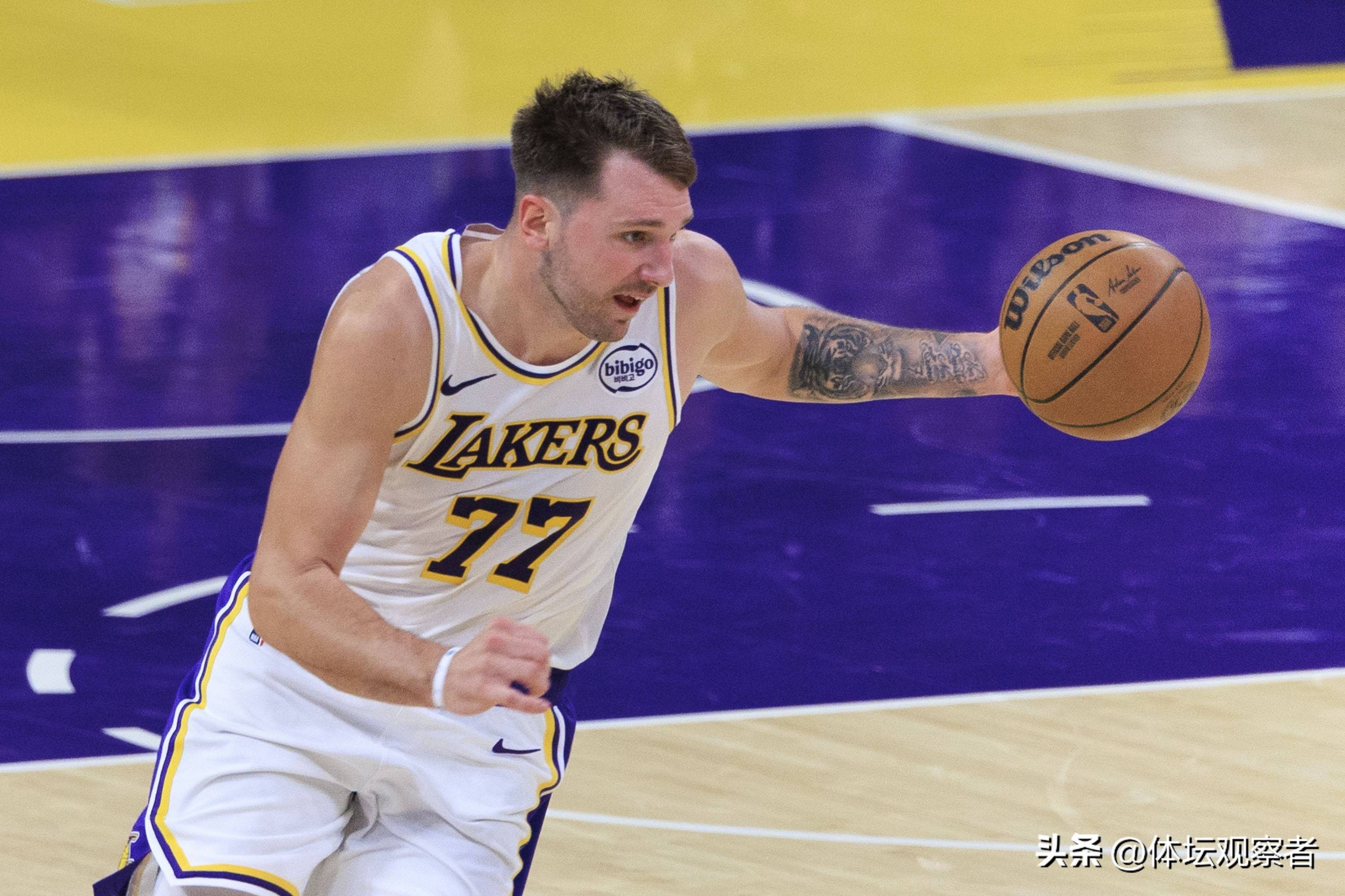 勇士完胜猛龙，东契奇统治全场